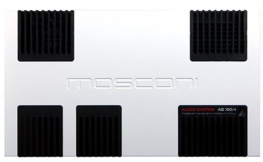 Mosconi AS 100.4 ホワイト Amazon.com: Mosconi As 100.4W : Electronics